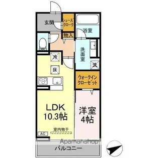 CE IL SOLE(チェ イル ソーレ)【1階】の間取り