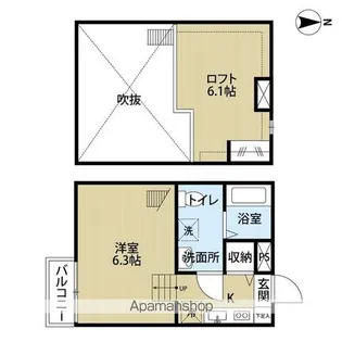 FORT PREMIERE KASHIWA【1階】の間取り