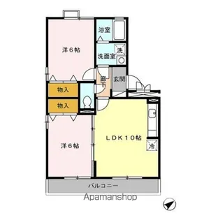 マウンテンクレストヴュー【3階】の間取り