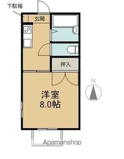 カーサ福住Ⅰ【103号室】の間取り
