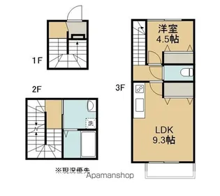 ルーチェ赤木【3階】の間取り