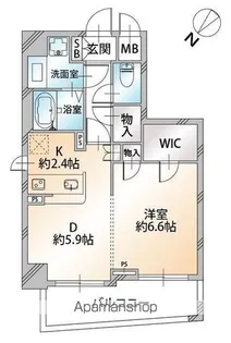 オーキッドレジデンス千代田岩本町【9階】の間取り