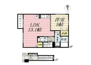 レトアール小山【2階】の間取り