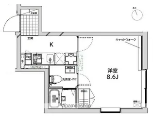 LIFEED CREAL広尾【3階】の間取り