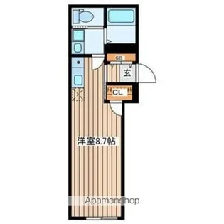 REFINA晩翠【3階】の間取り