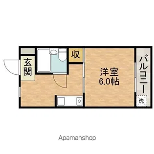 プラットホーム川端通り【2階】の間取り