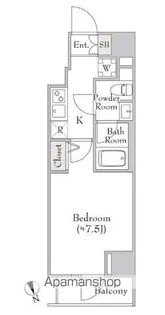 ルミークアン北上野【2階】の間取り