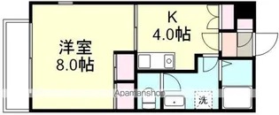 カーサ・ナリトモ中庄【4階】の間取り