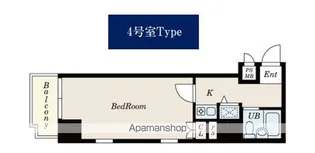 SーFORT錦糸町【4階】の間取り