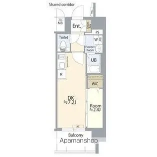 エスリード鶴舞シエスタ【5階】の間取り