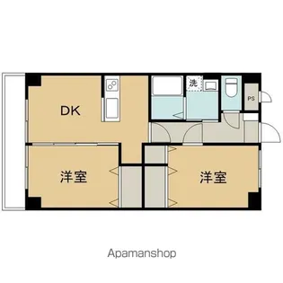 グランフォート盛南【402号室】の間取り