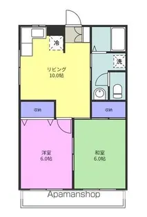 ル・メルベイユ【2階】の間取り