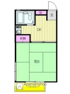 パールハイツ【2階】の間取り