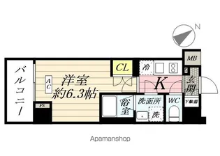 ブライズ鶴見本町通MAXIV【5階】の間取り