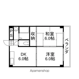 プラムA【201号室】の間取り