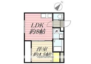 ミキハウス南三咲【1階】の間取り