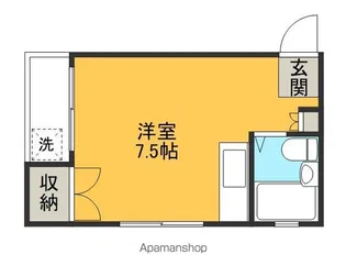 ブロードビーン【105号室】の間取り
