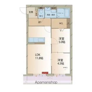 オーベル【3階】の間取り
