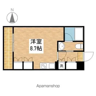グランルージュ栄 Ⅱ【4階】の間取り