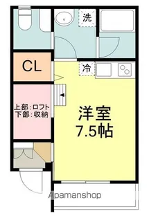 キャビン木町【1階】の間取り