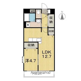 アグロス【305号室】の間取り