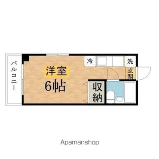 エステート鵯【301号室】の間取り