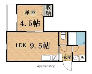 フォルトナ【1階】の間取り
