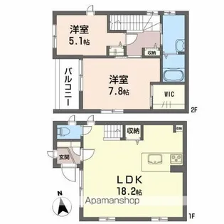ダンディライオン【1階】の間取り