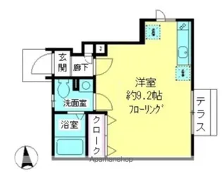 コトーヴェール【101号室】の間取り