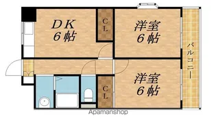 フローライト豊里Ⅰ【4階】の間取り
