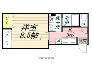 セレスティアル浦島【2階】の間取り