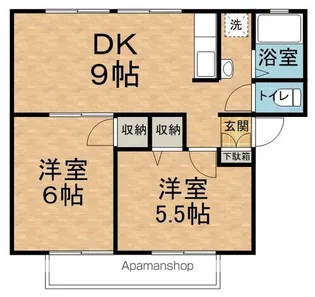 サンライフ西村【205号室】の間取り