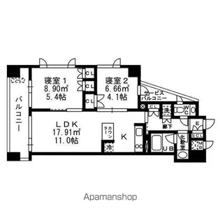 チェスターコート御茶ノ水【11階】の間取り