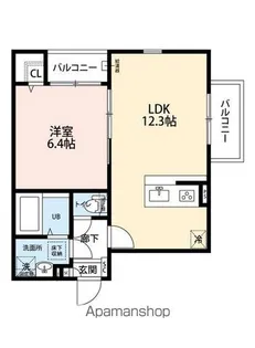 グランクオール金町【1階】の間取り