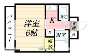 MINERVA東白楽【303号室】の間取り