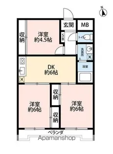 PLENDY三郷【1階】の間取り