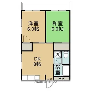 メゾン・ド・ヴェール【3階】の間取り