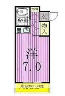 オークハイツ【6階】の間取り