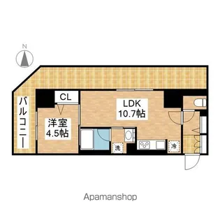 セイワパレス丸の内駅前【8階】の間取り