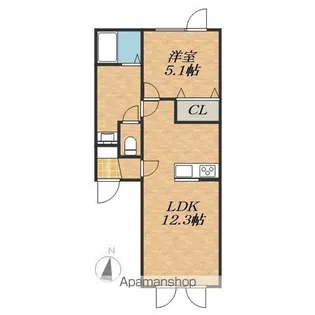 (仮称)西11南16AP【2階】の間取り