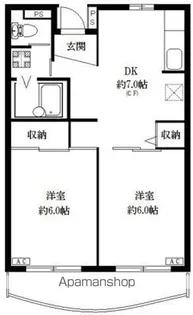 東京都練馬区中村2丁目【マンション】の間取り