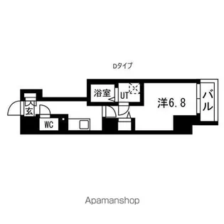 TRADIS秋葉原【6階】の間取り