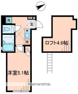 パティシオン駒込【1階】の間取り