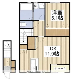 BONHEUR (ボヌール)【2階】の間取り