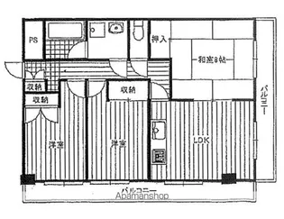 ツインヴィラ八柱Ⅱ【1階】の間取り