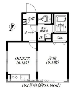 RASSURER F【1階】の間取り