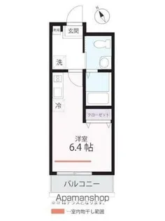 ハーミットクラブハウス上大岡Ⅲ【1階】の間取り