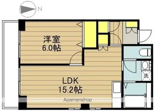 リバーサイドMAKIBA【6階】の間取り