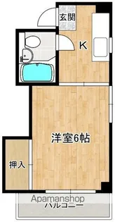 イヌイビル【304号室】の間取り