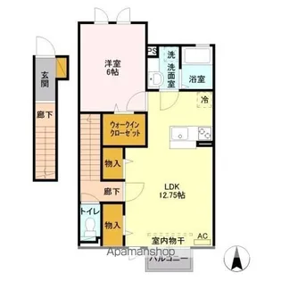 セーフハウス【2階】の間取り